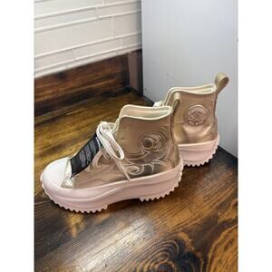 Converse Gold‎ Western Platform Sneakers Size 5.5